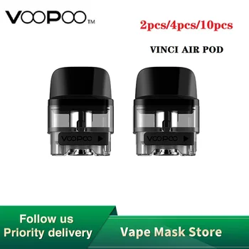

2pcs 10pcs Original VOOPOO VINCI Air Replacement Pod 4ml Capacity E-cig Vape Pod Cartridge for Voopoo VINCIN Air Pod System Kit