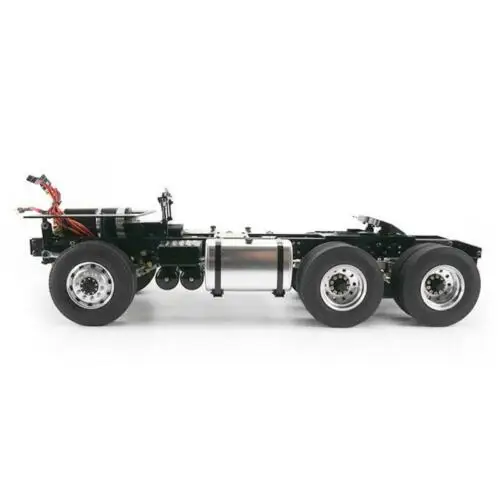 1/14 LESU RC 6*6 Sca металлический шасси тягач DIY ее кабина 320AESC I6S контроллер THZH0316
