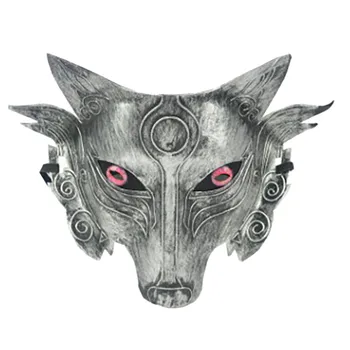 

halloween masks cosplay маска masque Wolf Costume Full Face Mask for Men Women mascherine маски от короновируса