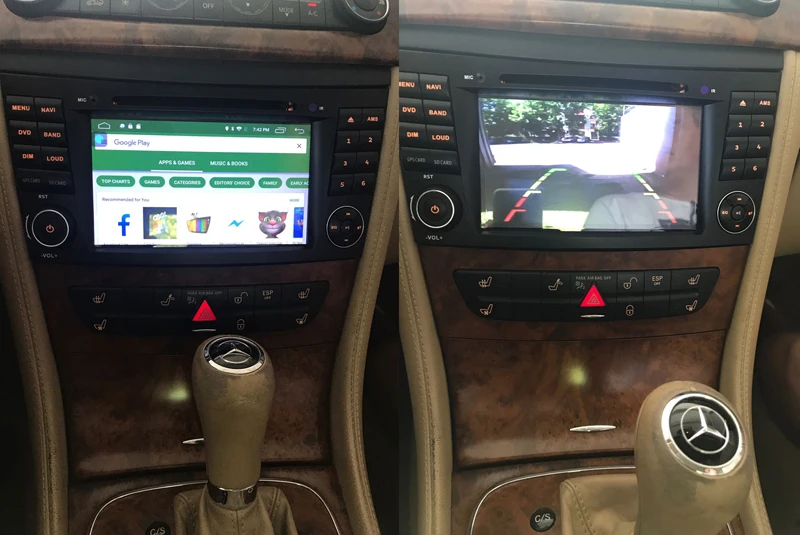 Ips DSP Android9.0 Автомобильный gps радио 4 г 64 г магнитофон стерео для Mercedes Benz CLK W209 W203 W208 W463 Vaneo Viano Vito