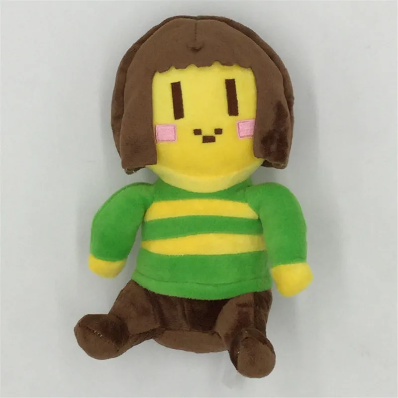 1PCS Undertale Plush Toys 20cm Undertale Chara & Frisk Plush Doll Soft Toy Plush for Children Kids Christmas Gifts (2)