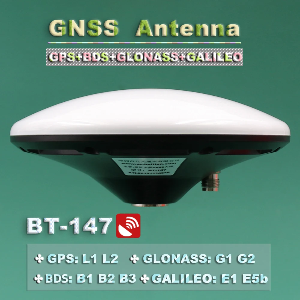 BEITIAN 3 в-18 в коров RTK GNSS антенна для систем наблюдения высокой точности получить ZED-F9P gps ГЛОНАСС BD Галилео, TNC-K, BT-147