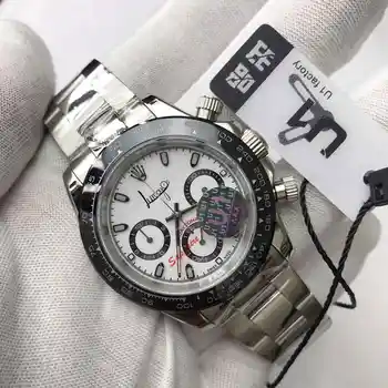 

Salable Luxury watch men automatic U1 factory sapphire glass sweeping daytona watches all small dials works AAA+
