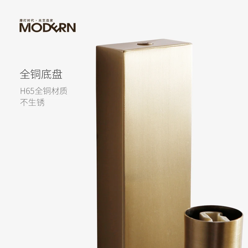 

Modern crystal glass tube golden LED wall lamp light sconce hotel foyer bathroom bedroom bedside big gold wall light lamp LED