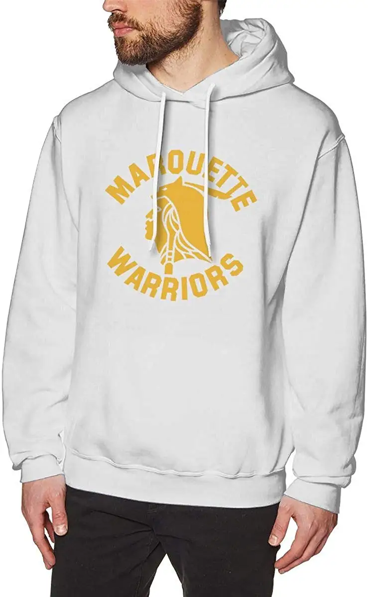 Marquette Warriors мужская толстовка с капюшоном с тематическим принтом модная толстовка унисекс для мужчин wo мужская толстовка с капюшоном