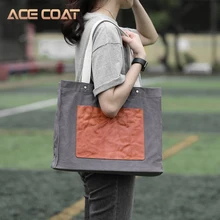ACECOAT Женская Повседневная Сумка-тоут, сумка для покупок, для ноутбука, большая емкость, Macbook Air/Pro, Повседневная/деловая Портативная сумка