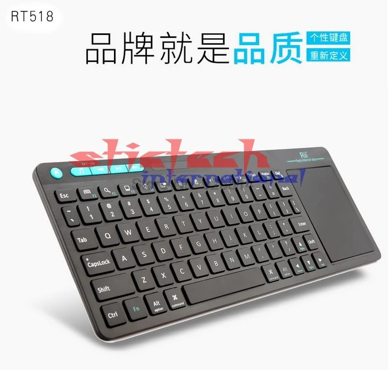 by dhl or ems 20pcs K18 Large Size 2.4GHz Wireless Multimedia Mini Keyboard Touchpad For PC Smart TV HTPC IPTV Android Box | Компьютеры и