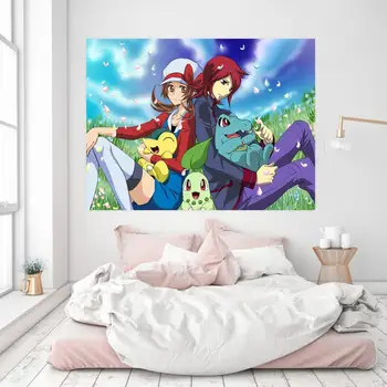 

[Self-Adhesive] 3D Pokemon 869 Japan Anime Wall Stickers Mural Decal Wall Murals AJ WALLPAPER Belly