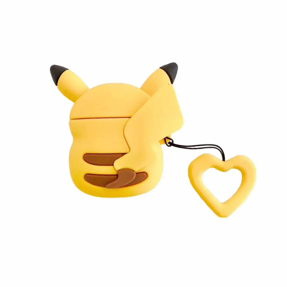 

Anime Pikachu Airpods Case Popular Catoon Earphone Cover Keychain Accessories Birthday Gift