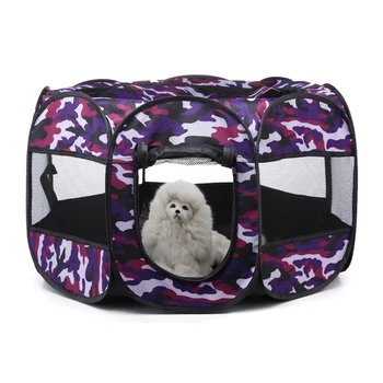 

Collapsible Pet Octagonal Tent Pet Octagonal Fence Oxford Cloth Pet Octagonal Cage Cat Dog Cage Pet Product New