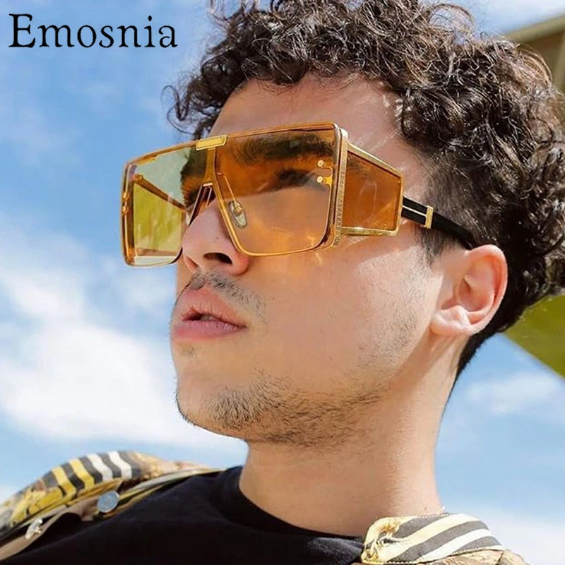 Occhiali da sole quadrati oversize di nuova moda per donna uomo 2021 occhiali  da sole monopezzo grandi Design di marca di lusso Eyeware Driving  UV400|Women's Sunglasses| - AliExpress
