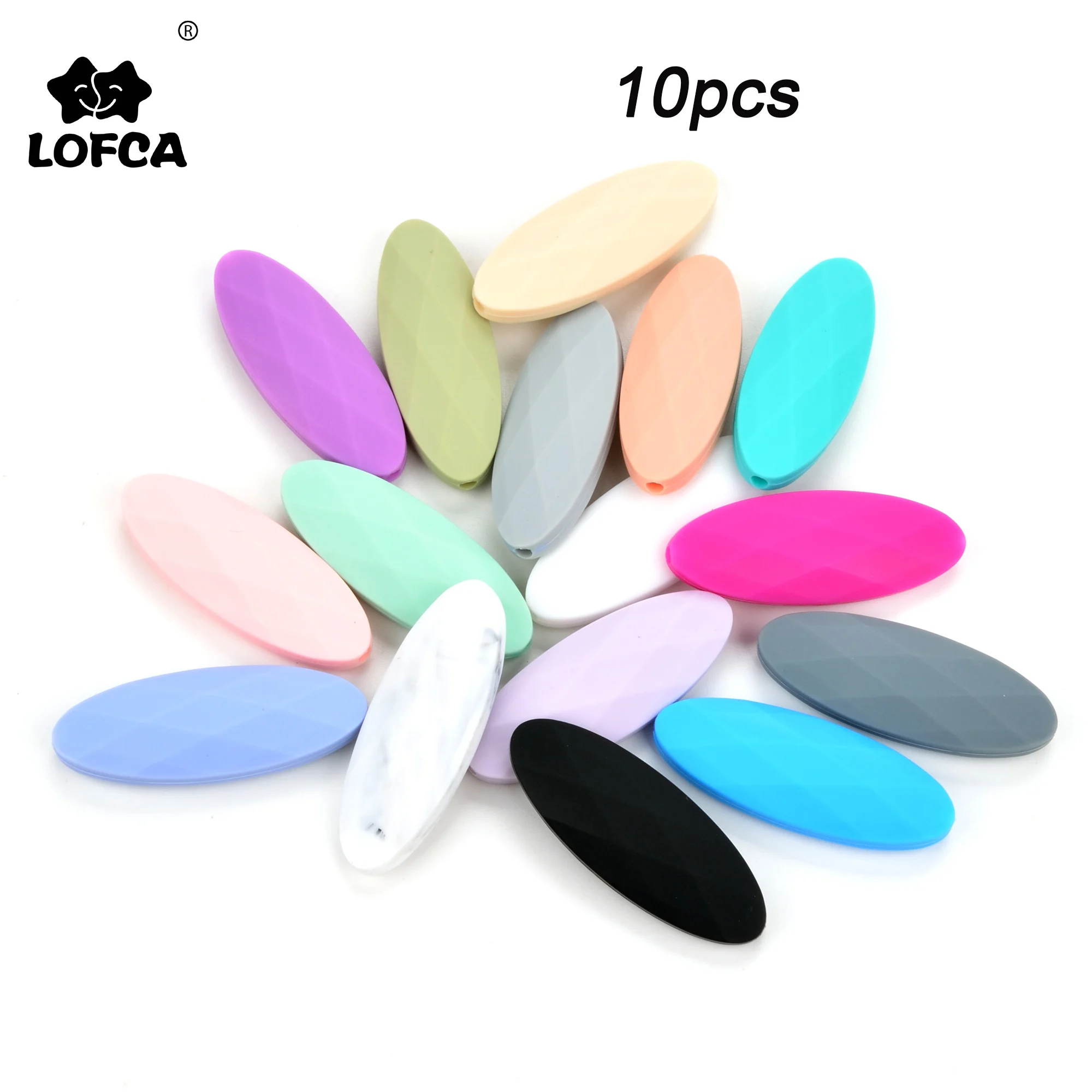 LOFCA 10 шт. маркиза Силиконовые бусы для Сделай Сам грызунок ожерелье-прорезыватель еда без бисфенола-а Класс силиконовые бусины для детский Прорезыватель