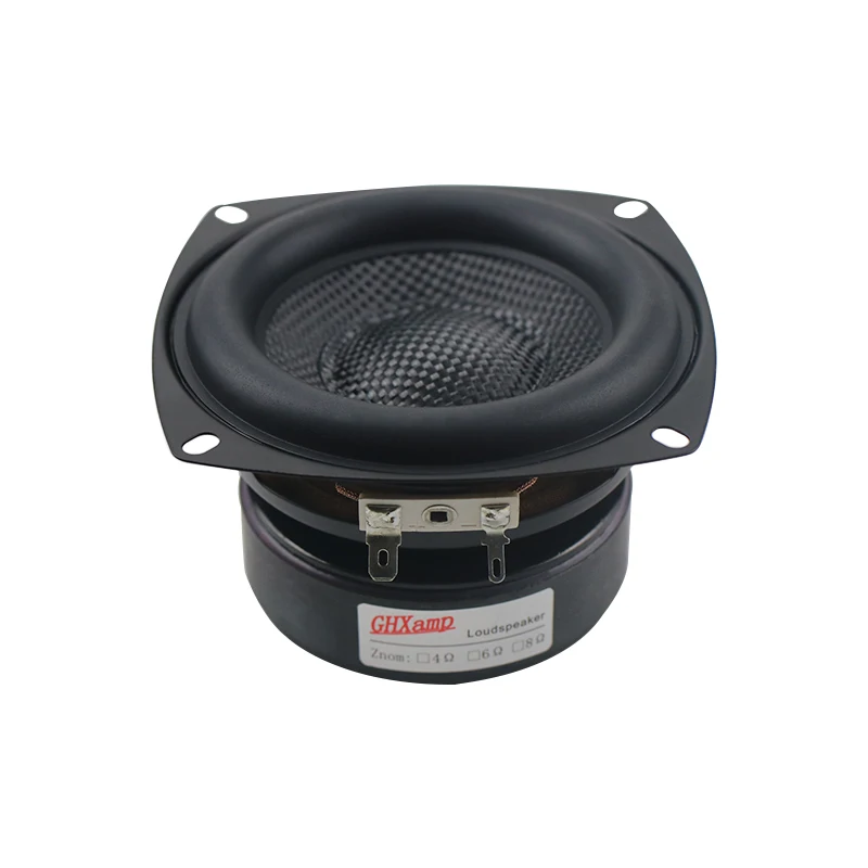 GHXAMP 4 дюймов НЧ динамик Высокочастотный сабвуфер Динамик блок Hi Fi 4ohm 40 Вт