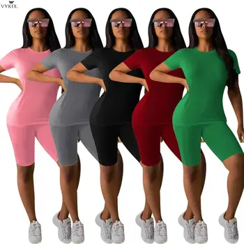 

Tracksuit Women Set Summer Tops + Shorts Suit Two Piece Set Night Party Beach Streetwear Club Outfits 2 Piece Set Women Outfits