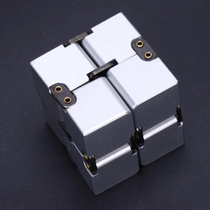 Бесконечный квадратный декомпрессионный бесконечный квадратный алюминиевый сплав декомпрессионная игрушка подарок