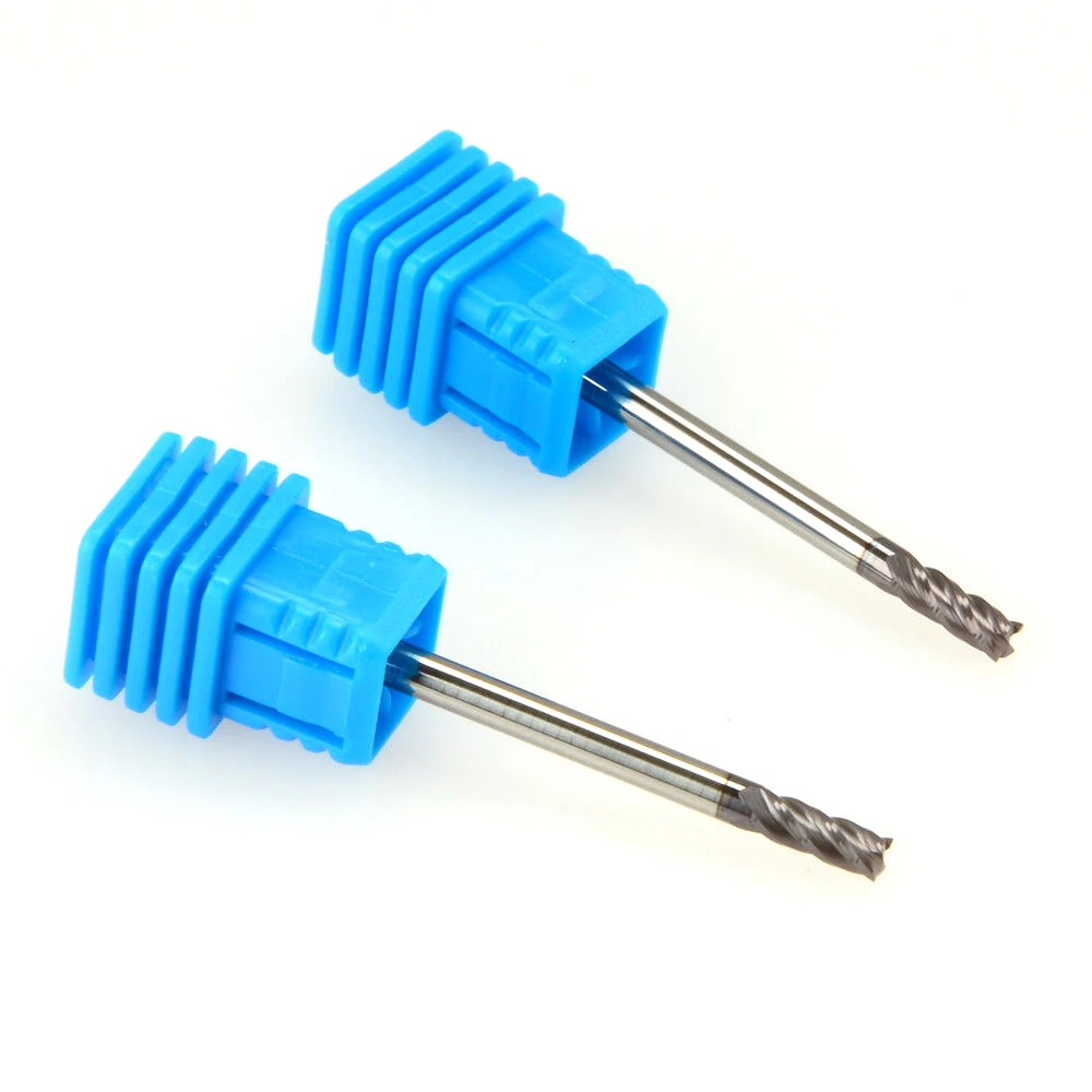 Концевая фреза HRC45 резец из карбида вольфрама хвостовик с 4 канавками для