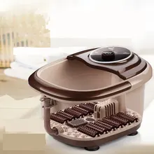 Роликовый массажный аппарат для самообслуживания, ванна для ног, бочонок для ног, красный светильник, подогрев массажной ванны для ног, функция серфинга 500W