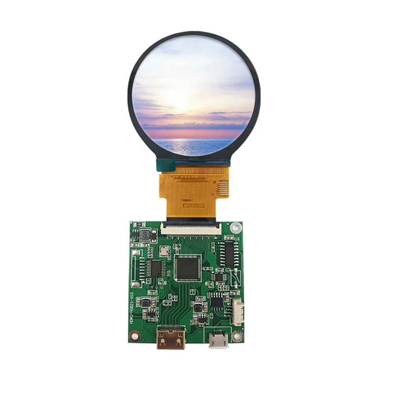 

2.1" 480X480 Round Circle HDMI-compatible to RGB IPS LCD Module Monitor Screen with USB Capacitive Touch Panel