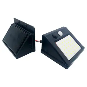 

30Led Split Human Outdoor Sensor Light Low Light Is Always On 1200Mah People Come To Light ON People Walk Away Weak Light Black