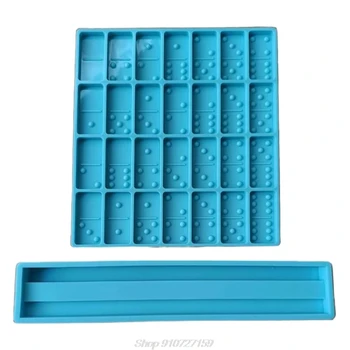 

Dominoes Casting Silicone Mould Set DIY Crafts Polymer Clay Jewelry Making Tool Epoxy Resin Game Mold N05 20 Dropshipping
