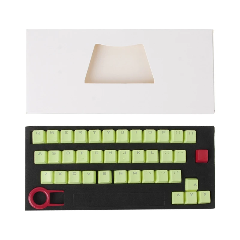 Полупрозрачный двойной выстрел PBT 104 KeyCaps с подсветкой для вишни клавиатура MX