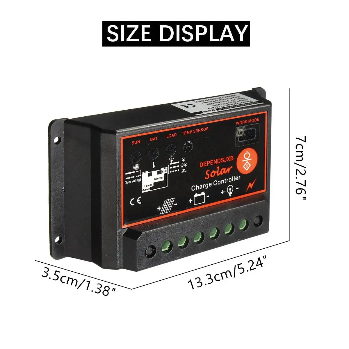PWM цифровой Солнечный Зарядное устройство контроллера 12/24V 10A ~ 60A цифровой Дисплей Авто Солнечная батарея для телефона Батарея регулятор