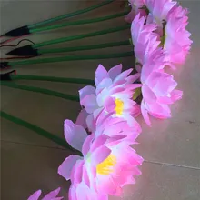 Светодиодный светящийся лампа в форме лотоса напольный выход праздничный фонарь модель поверхности лампа в форме лотоса наружная водонепроницаемая лампа в форме лотоса световые фестивали Pro