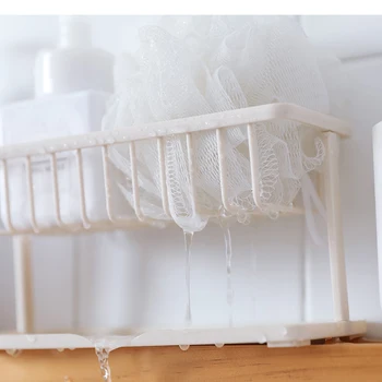 

Kitchen Storage Organizer Sink Shelf Detachable Bathroom Wash Holder Double Layer Stand Drain Rack Accessories Soap Sponge