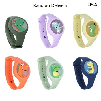 

Cute Cartoon Mosquito Killer Bracelet Reusable Flash Light Baby Kids Wristband new