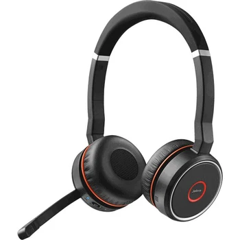 

Headset Jabra Evolve 75 Stereo MS, for computer, overhead, Bluetooth, black, (7599-832-109)