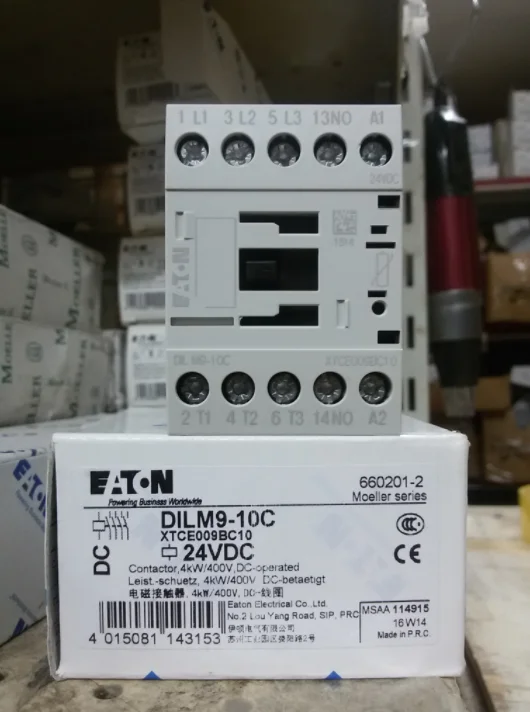 Контактор Eaton Moeller DILM9 10C DILM910C 24VDC 1PC|Автоматизация зданий| |