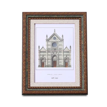 

European Retro Photo Frame For Bedroom Living Room Table Art Decor 1PC Picture Frames Painting Wall Hanging Frame 5/6/7/8/10Inch