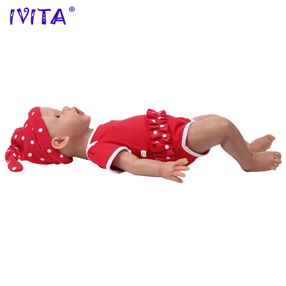 IVITA WG1515 50см 3960г Реалистичные мягкие силиконовые реборн куклы младенцы|doll toys|reborn