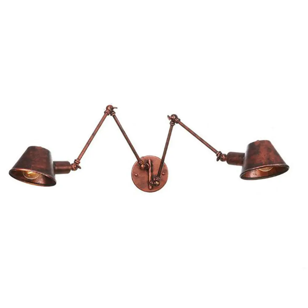 Double Swing Arm wall Lights Bedside novelty indoor lamp modern Wall Sconce bedroom wall lamps Reading Light E27 lighting decor