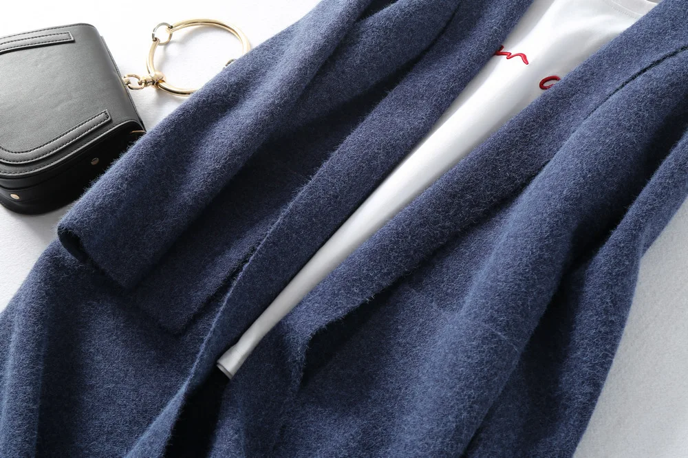 Women Korean Winter Long hooded Overcoat Outwear Coat Loose Plus Size Cardigans Long Sleeve Manteau Femme Hiver Elegant