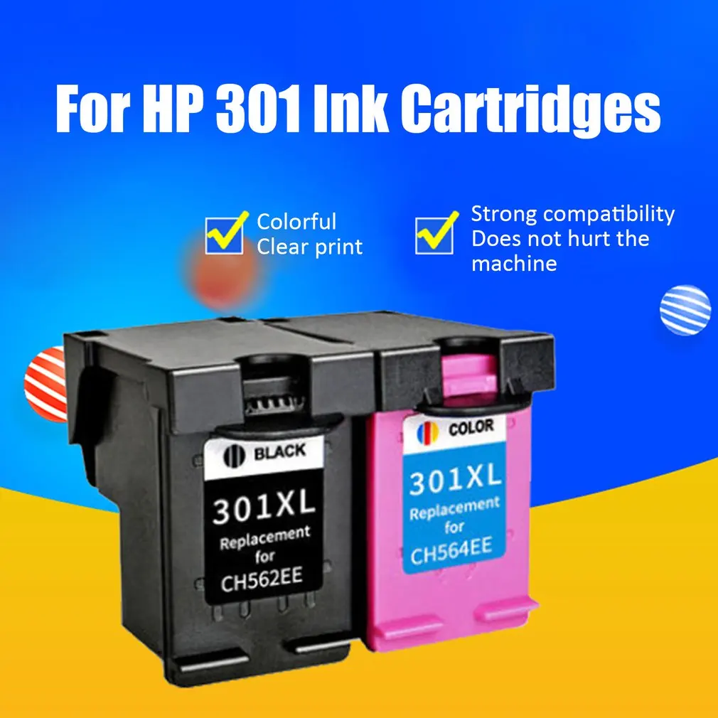 Сменный Картридж для струйного принтера hp 301, картриджи для струйного принтера Deskjet 1050A, водостойкий