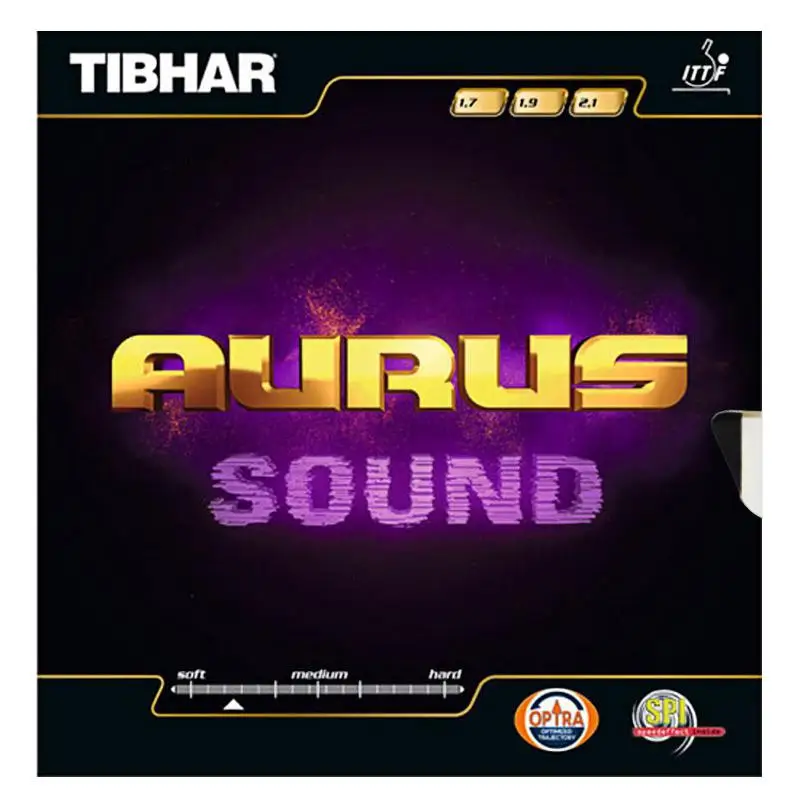 Подлинная Tibhar настольный теннис Резина Aurus Sound мягкая Tc-1 ракетка для пинг-понга с бугорками Резина - Цвет: sound black