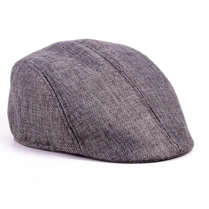 Новинка Весна Лето Мужская кепка хлопок лен берет Повседневная Кепка Casquette Кепка s FIF66