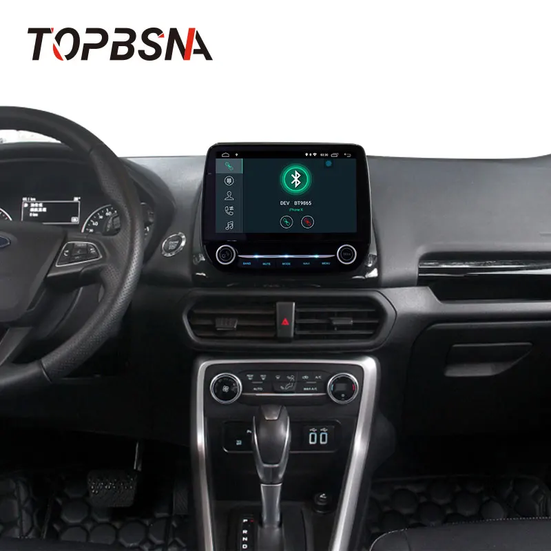 Topsna 1 Din Android 10 автомобильный dvd-плеер для Ford eco sport Стерео gps навигация мультимедийный плеер Автомобильный Радио wifi видео RDS
