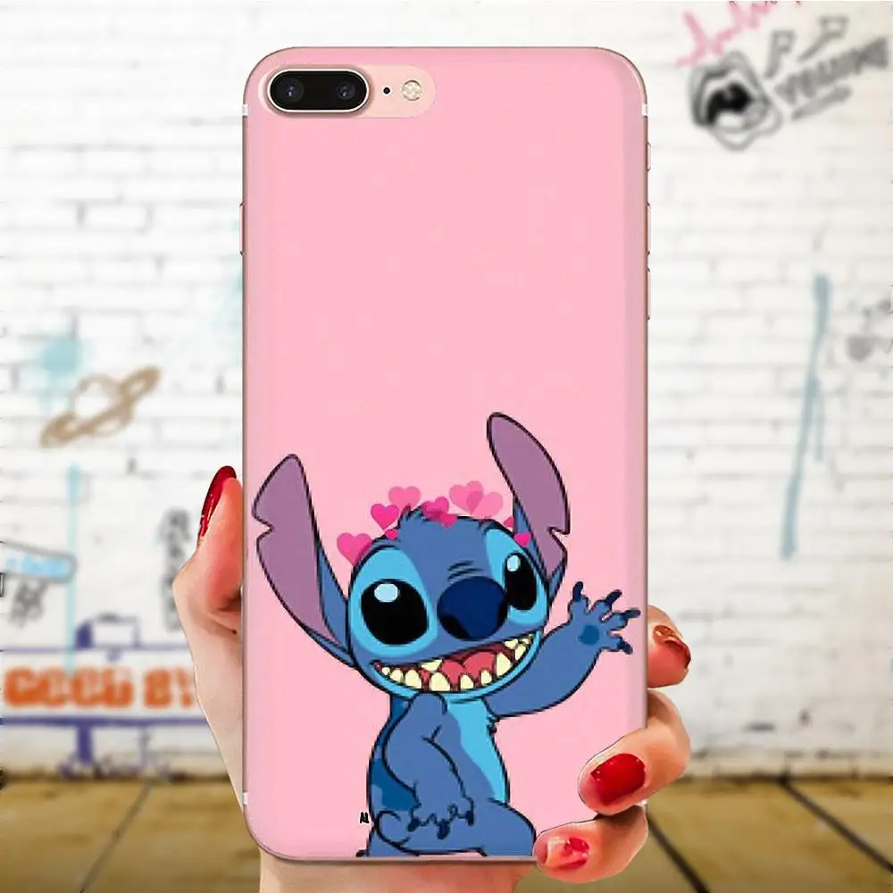 Лило и стежка розовый плакат ТПУ чехлы обложки для Xiaomi Redmi Mi 4 7A 9T K20 CC9 CC9e Note 7 9 Y3 SE Pro Prime Go Play - Цвет: as picture