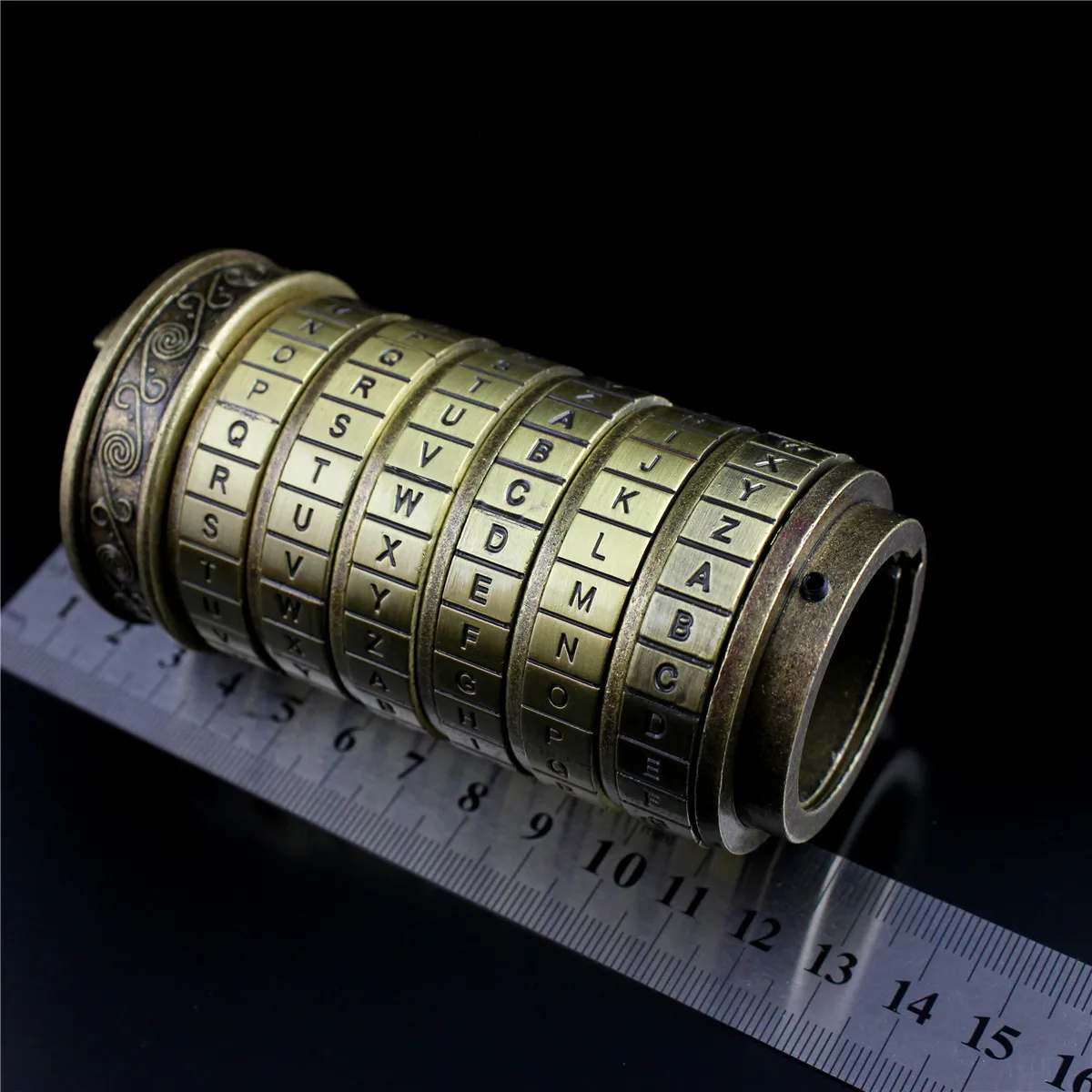 Leonardo da Vinci код паролем игрушки металлические замки-криптекс свадебные подарки подарок на день Святого Валентина спасательный камерный реквизит подарок подруге