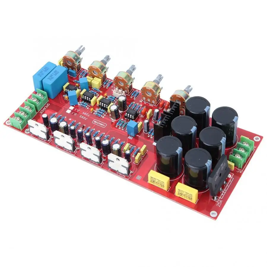 

TDA7294 2.1 Channel 2x80W+160W Subwoofer HIFI Power Amplifier Board Module with WIMA 2.2UF Coupling Capacitor