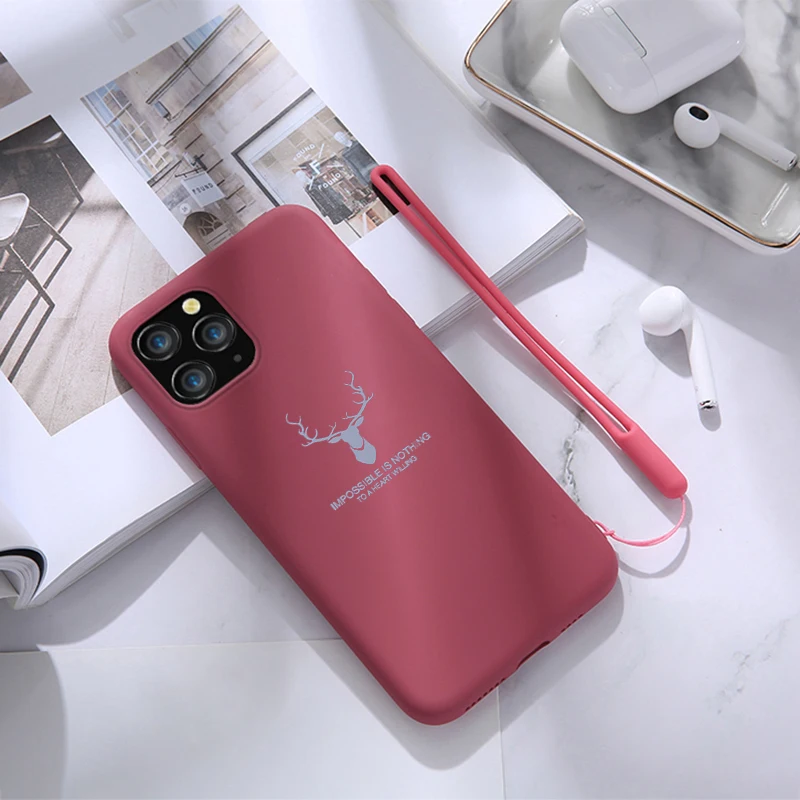 2020 fashion candy color Liquid Silicone Cases for iphone 11 pro max Cover case on aifon x xs xr couqe shell Christmas Gifts | Мобильные