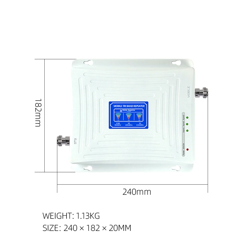 

High Gain Cellular Dual Band Signal Booster Repeater Drone Dmr Direct Plug In Phone Amplifier