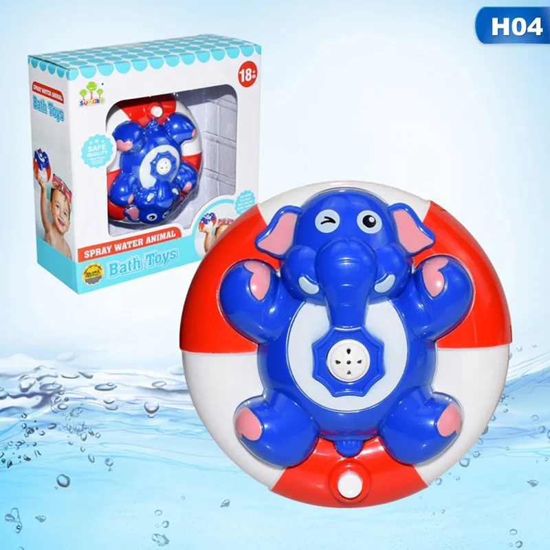 Электрическая игрушка воды брызг воды игрушка детская Ванна игрушечное Животное осьминог плавающий ванная комната игрушки для ванной - Цвет: H04