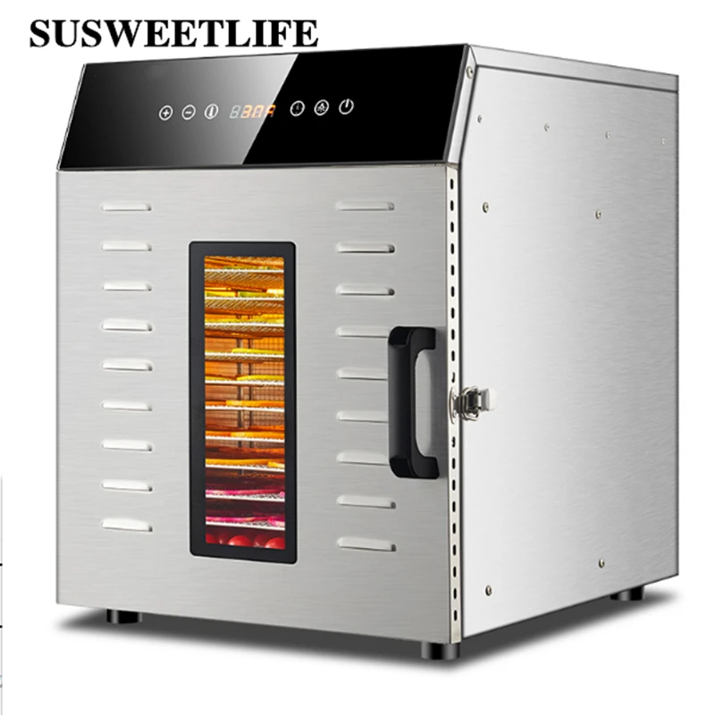 Сушилка для фруктов SUSWEETLIFE бытовая сушилка и овощей коммерческий осушитель
