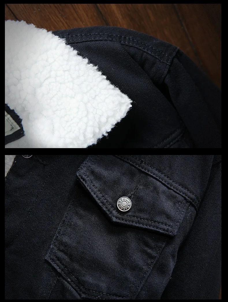 Зимняя мужская куртка и пальто, теплая флисовая джинсовая куртка, модные мужские джинсовые куртки s, верхняя одежда, мужская ковбойская куртка размера плюс 6XL