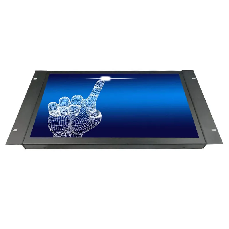 ZHIXIANDA Metal case HDMI VGA BNC AV USB input 17.3 inch 1920*1080 open frame Capacitive touch screen monitor Built-in speaker