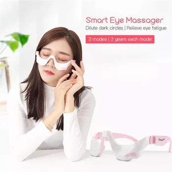

3D EMS Micro-Current Pulse Eye Relax Massager Heating Therapy Acupressure Fatigue Relief Wrinkle Reduction Blood Circulation