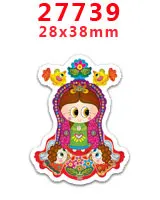 27739 30 шт мультяшный персонаж плоское украшение из смолы PR 26924 - Цвет: 27739
